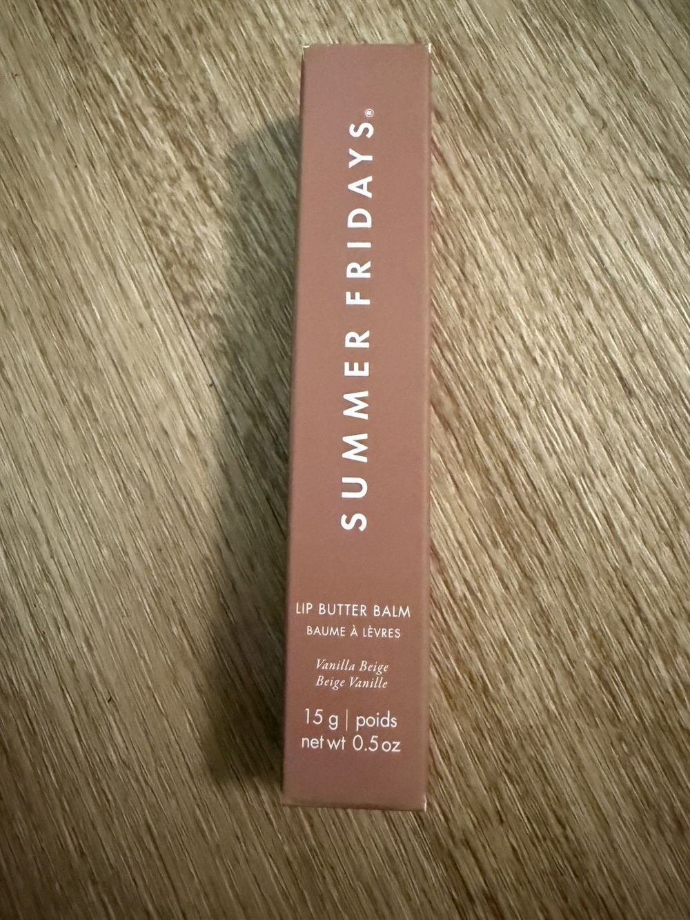 Brand New Summer Fridays Lip Butter Balm in Vanilla Beige